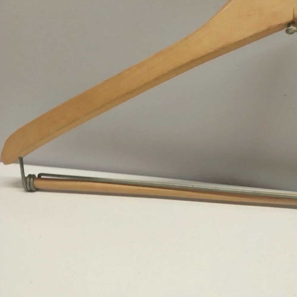 Vintage Global Fashions Wood Clothes Hanger Store Display Advertising 17 Inch